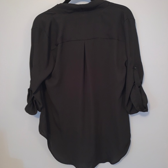 Black Dress Blouse - Picture 2 of 3